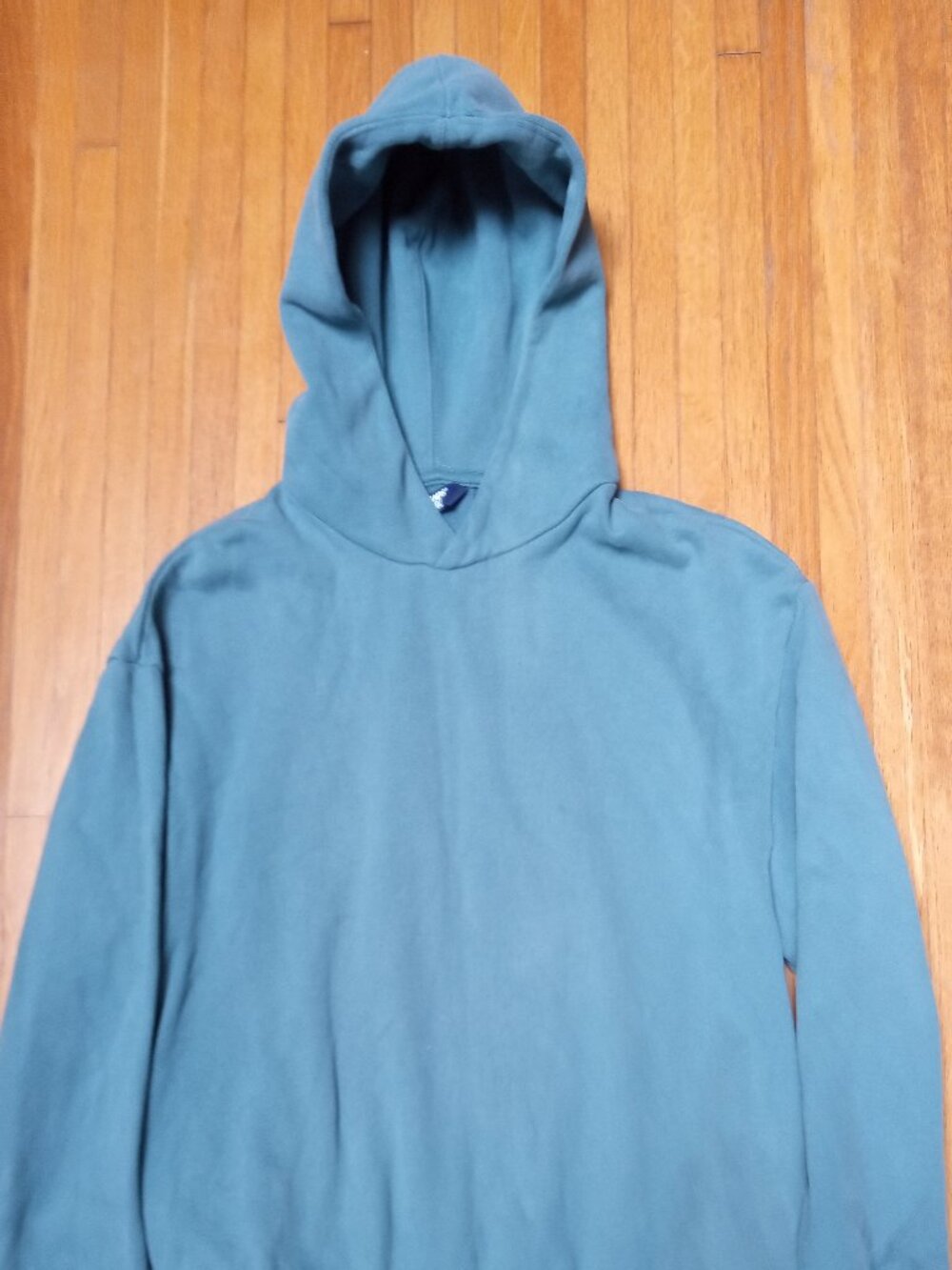 Lands’ End light Green Long Sleeve Hoodie Pullover Top Unisex Small